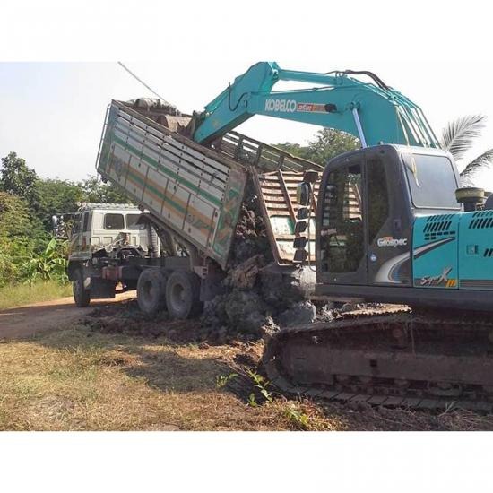 รับถมที่ วัดลาดปลาดุก - รับเหมาถมที่ รับถมดิน นนทบุรี - พรหมรังษี พรชัย